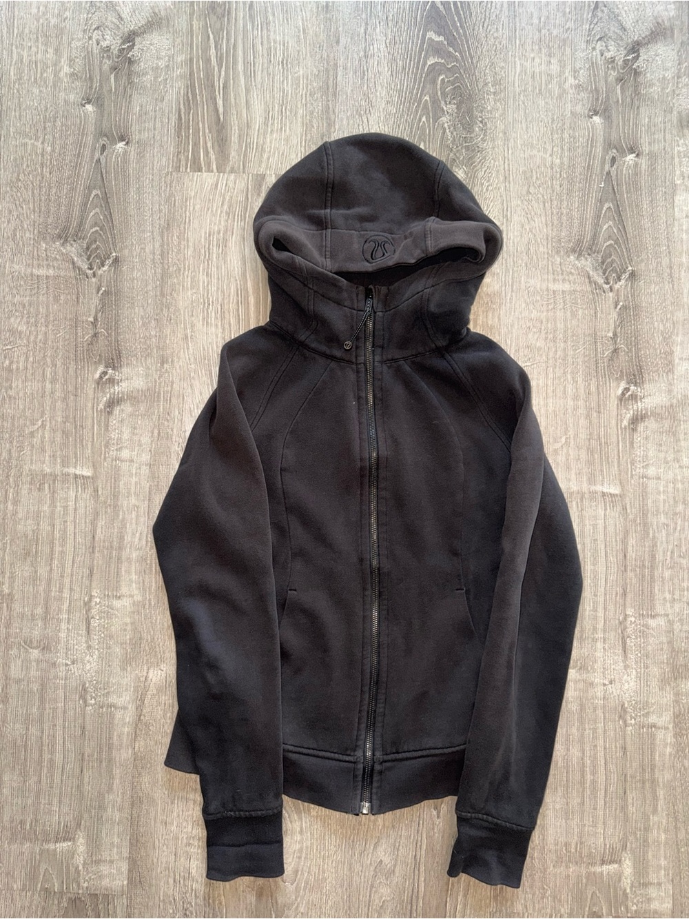 Black lululemon scuba zip up
